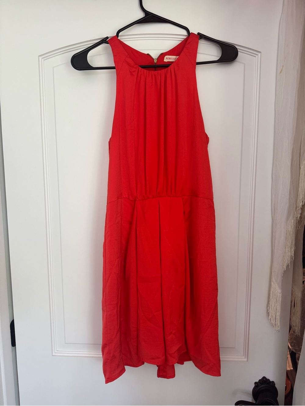 Rebecca Taylor Red Sleeveless Mini Dress - Picture 3 of 3
